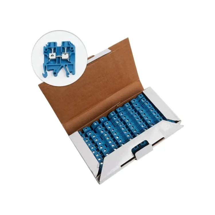 Изолированный винтовой наборный зажим STEKKER ЗНИ - 10,0 39361