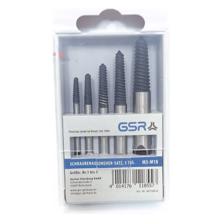 Набор экстракторов GSR э00710010 Набор экстракторов GSR э00710010