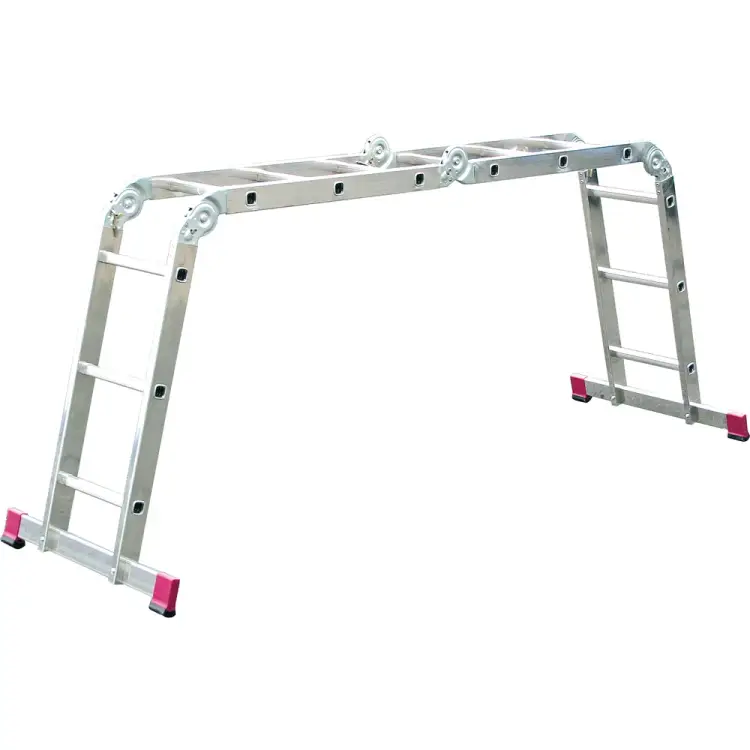 Шарнирная универсальная стремянка-трансформер Krause Corda 4х3 085009 Шарнирная универсальная стремянка-трансформер Krause Corda 4х3 085009