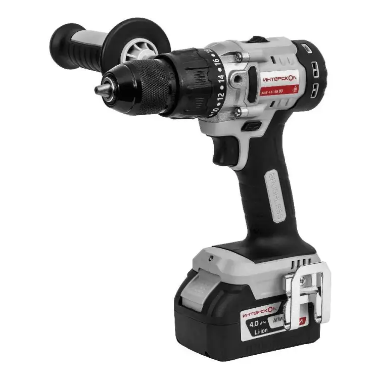 Бесщеточная ударная аккумуляторная дрель-шуруповерт Интерскол ДАУ-13/18В 786.4.1.70