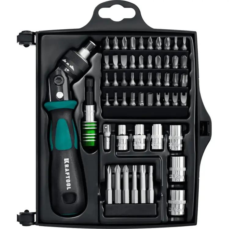 Реверсивно-рычажная отвертка KRAFTOOL X-Force-55 25554-H55_z01 Реверсивно-рычажная отвертка KRAFTOOL X-Force-55 25554-H55_z01