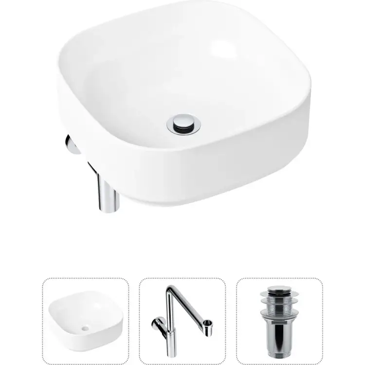 Накладная раковина для ванной Lavinia Boho Bathroom Sink Slim 21520261