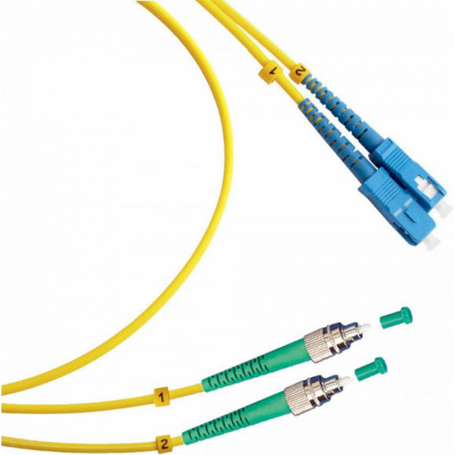 Дуплексный оптический патч-корд TopLan DPC-TOP-657A1-FC/A-SC/U-1.5