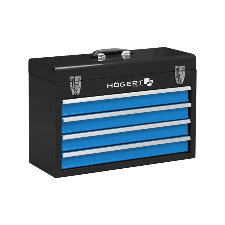 Металлический инструментальный ящик HOEGERT TECHNIK HT7G075