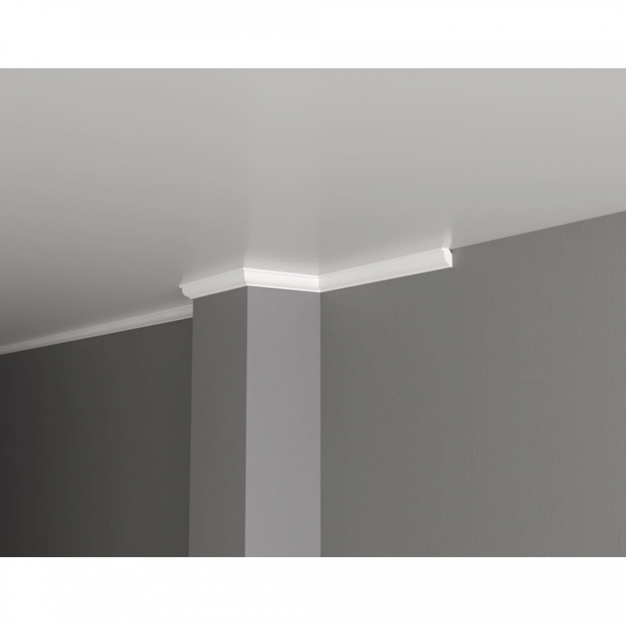 Ударопрочный влагостойкий потолочный карниз под покраску Decor-Dizayn DD09