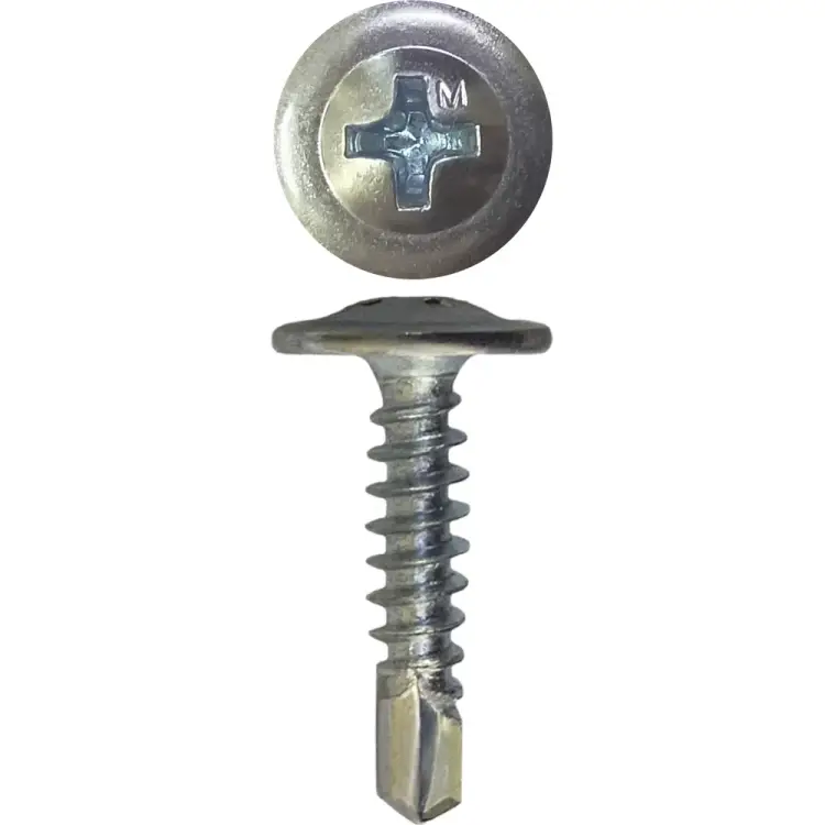 Оцинкованный усиленный саморез-сверло Daxmer пшс 4,2x19, 500 шт. 00-00453772