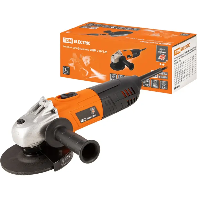 Болгарка (ушм) TDM ELECTRIC УШМ 710/125 Рубин SQ1080-0104