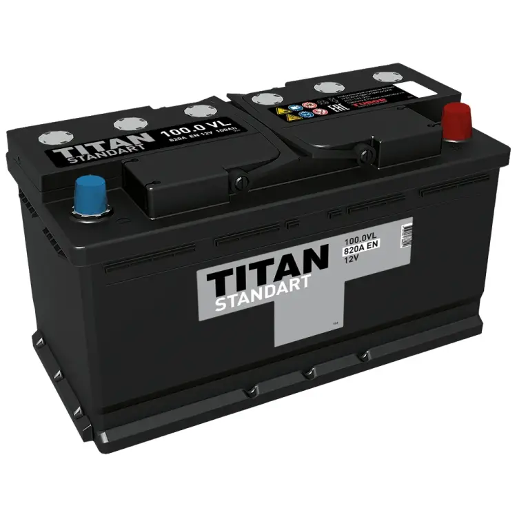 Аккумулятор TITAN STANDART 100.0 VL 607008888010