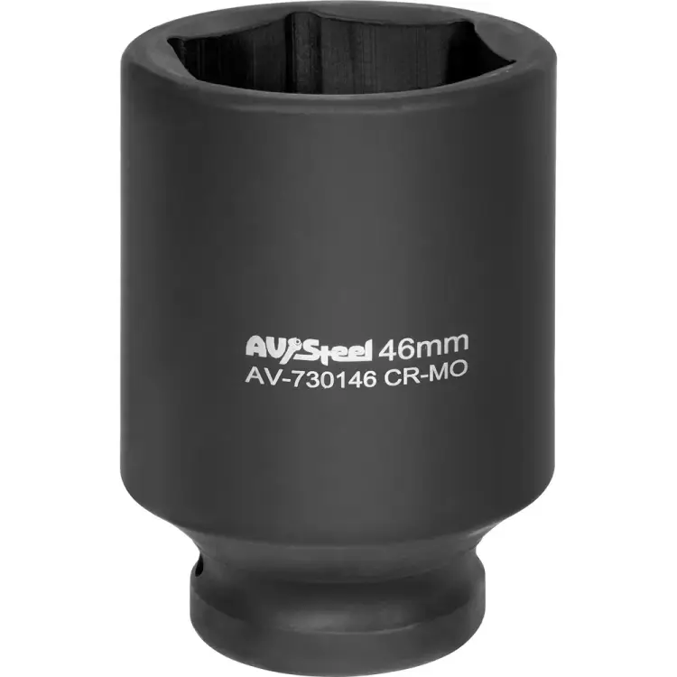 Ударная шестигранная удлиненная головка AV Steel AV-730146