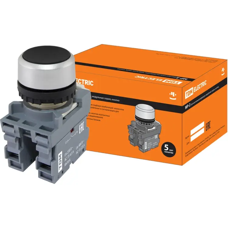 Кнопка TDM ELECTRIC MP2-20B SQ0747-0012