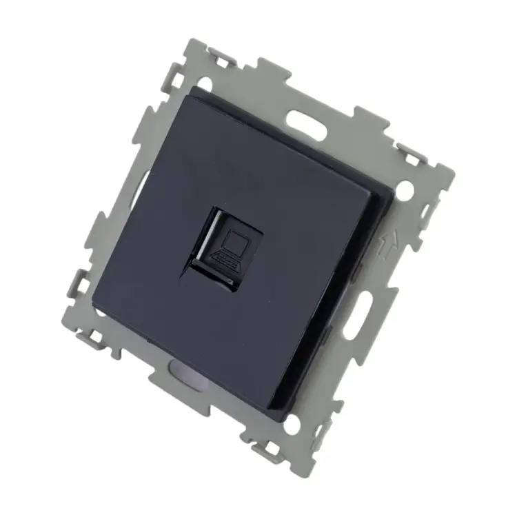 Одинарная компьютерная розетка CGSS Эстетика GL-W201C-BCG