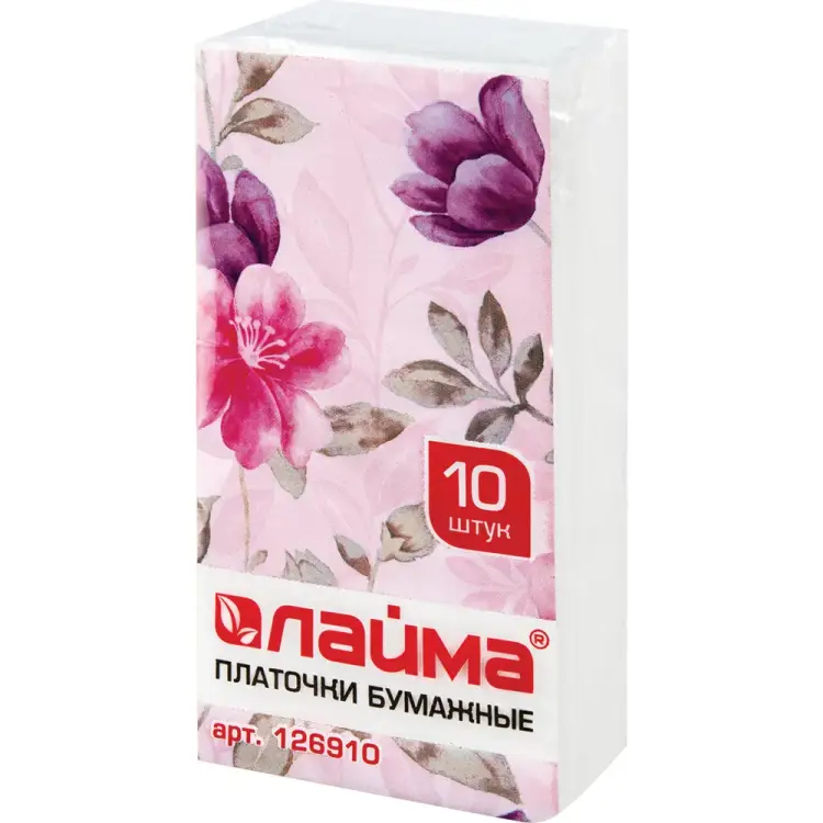 Трехслойные носовые платки LAIMA 126910