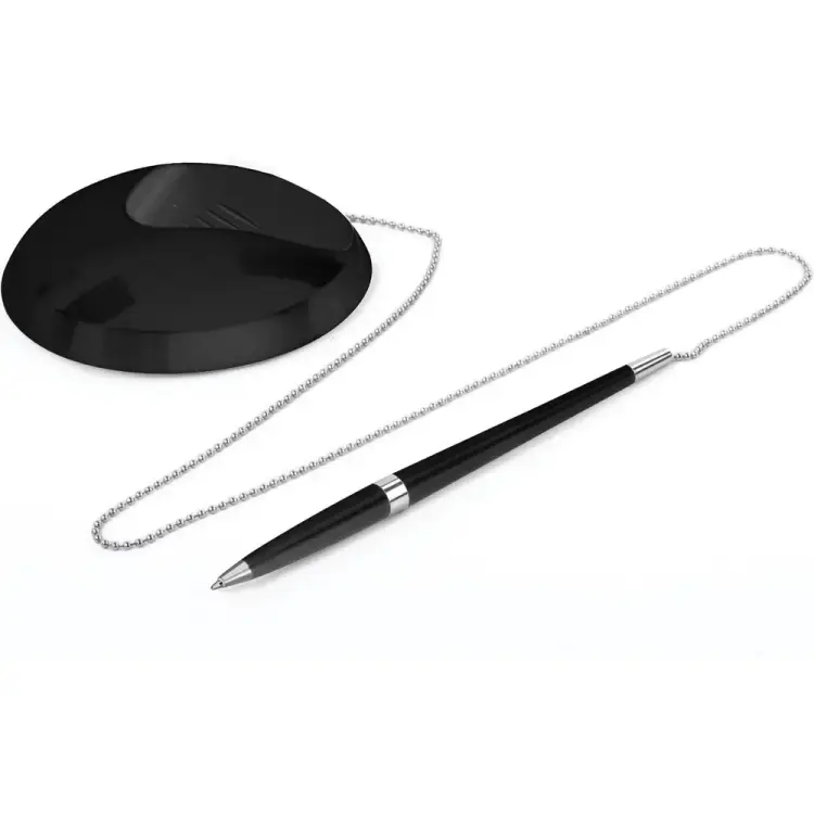 Настольная шариковая ручка BRAUBERG Стенд-Пен Блэк2 141347