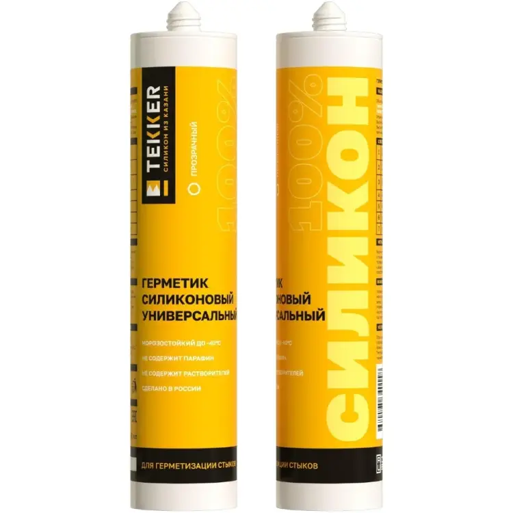 Силиконовый универсальный герметик Tekker 4680195340158