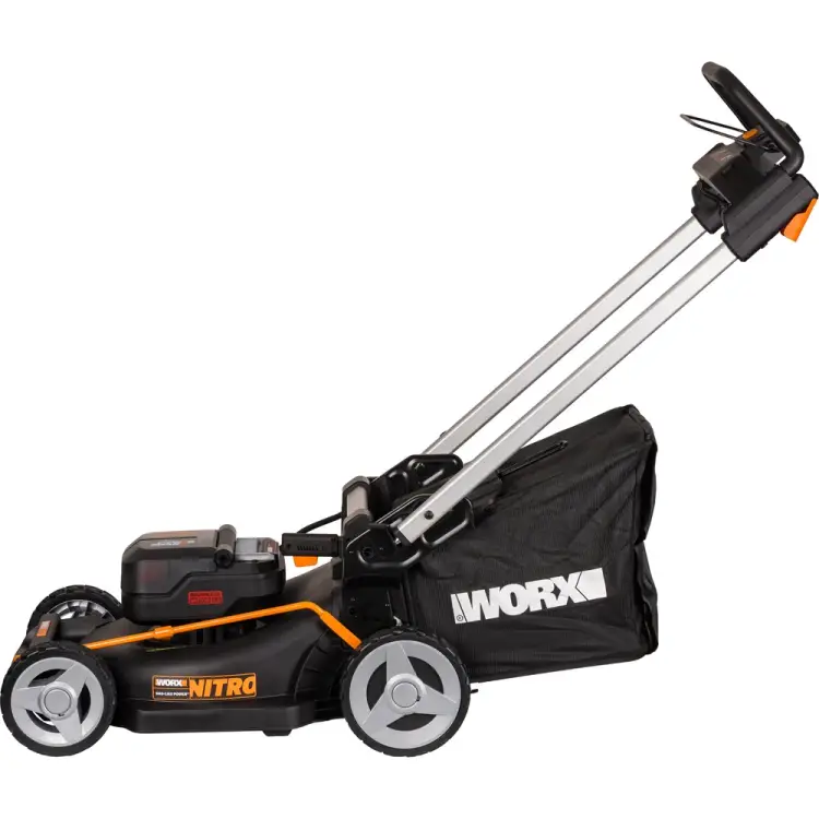 Аккумуляторная газонокосилка WORX WG748E Аккумуляторная газонокосилка WORX WG748E
