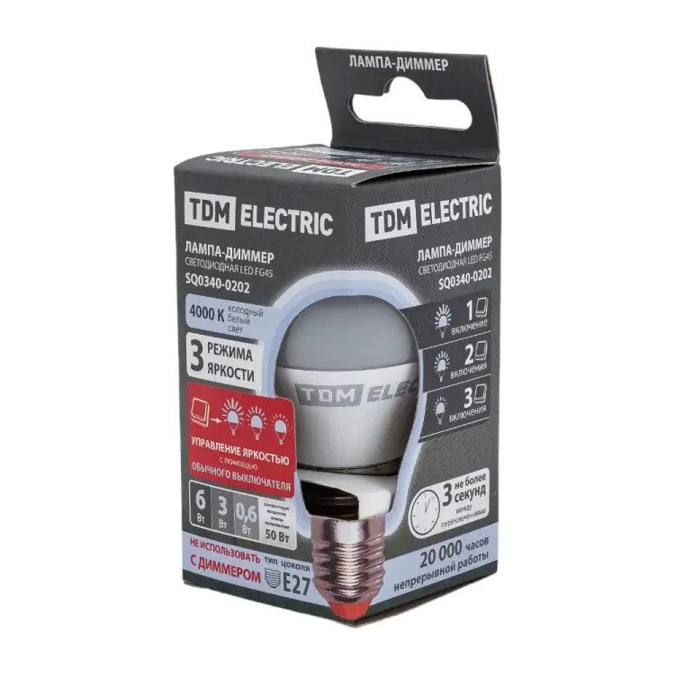 Светодиодная лампа TDM ELECTRIC SQ0340-0202 Светодиодная лампа TDM ELECTRIC SQ0340-0202