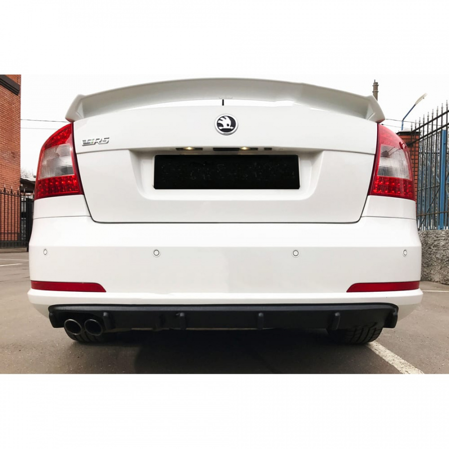 Диффузор на задний бампер Skoda Octavia A5 RS 2009-2013 Русская Артель DSORS-044300