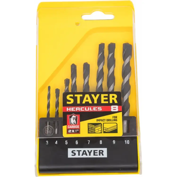 Набор сверл по бетону STAYER Professional Hercules 2915-H8_z02