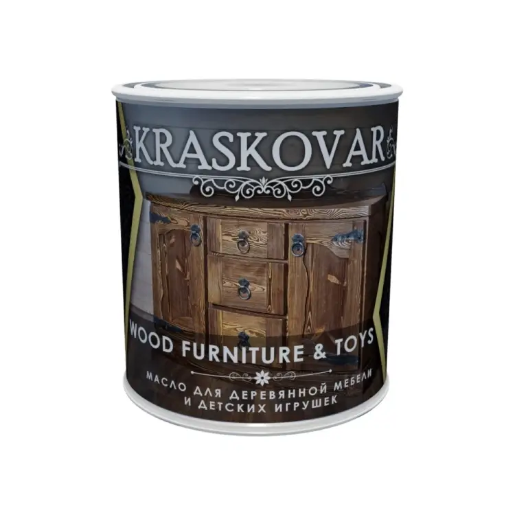 Масло для мебели и детских игрушек Kraskovar Wood Furniture & Toys 1373