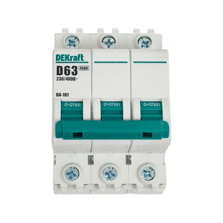Автомат DEKraft ВА101-3P-063A-D 11132DEK 121934