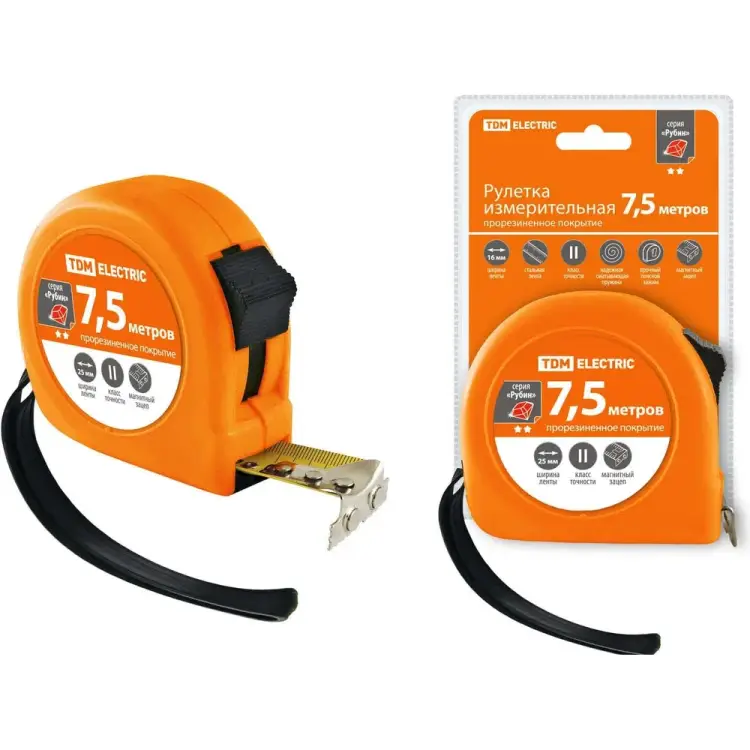 Рулетка TDM ELECTRIC Рубин SQ1018-0107