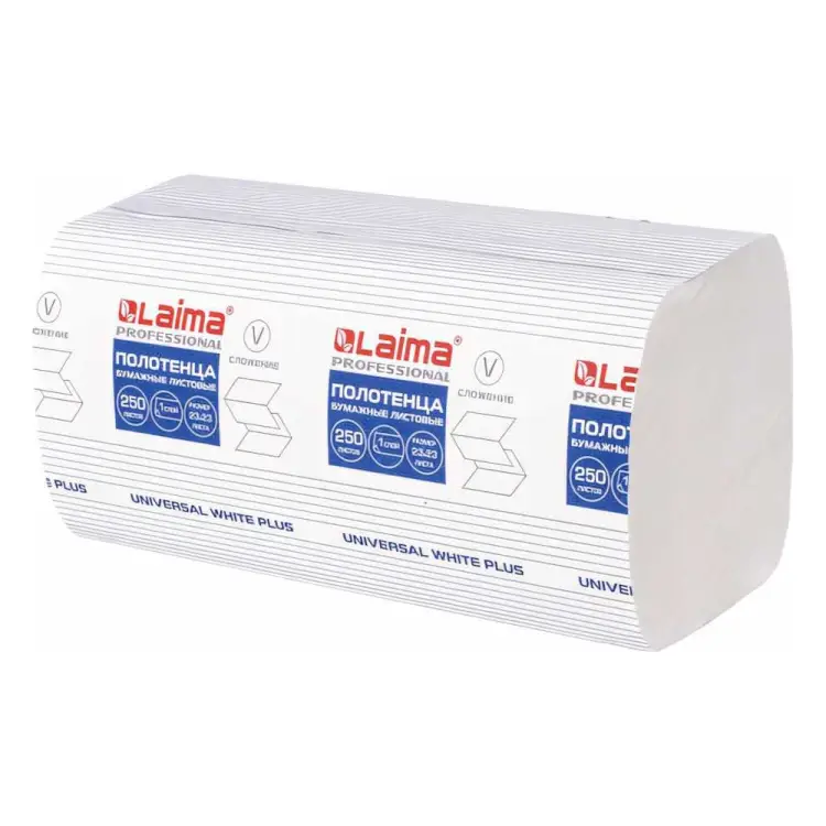 Бумажные полотенца LAIMA H3 UNIVERSAL WHITE PLUS 111343 Бумажные полотенца LAIMA H3 UNIVERSAL WHITE PLUS 111343
