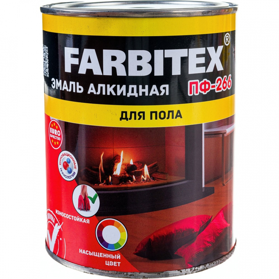 Алкидная эмаль Farbitex ПФ-266