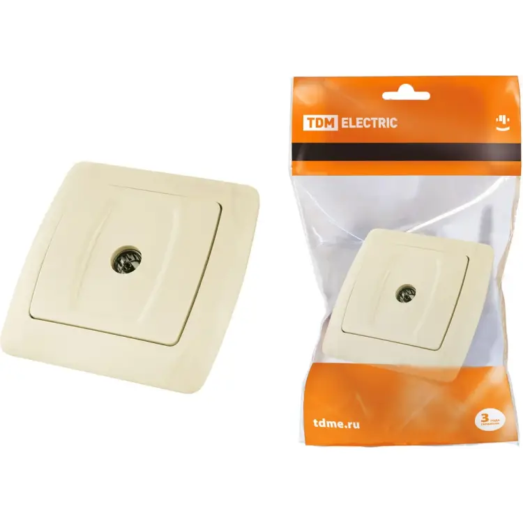 Телевизионная розетка TDM ELECTRIC Онега SQ1805-0052