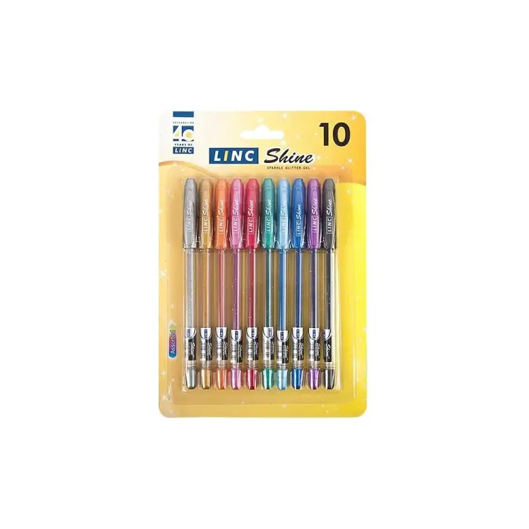 Набор гелевых ручек LINC SHINE 1001G