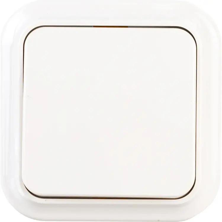 Одноклавишный выключатель BYLECTRICA ПРАЛЕСКА А16-131 бежевый