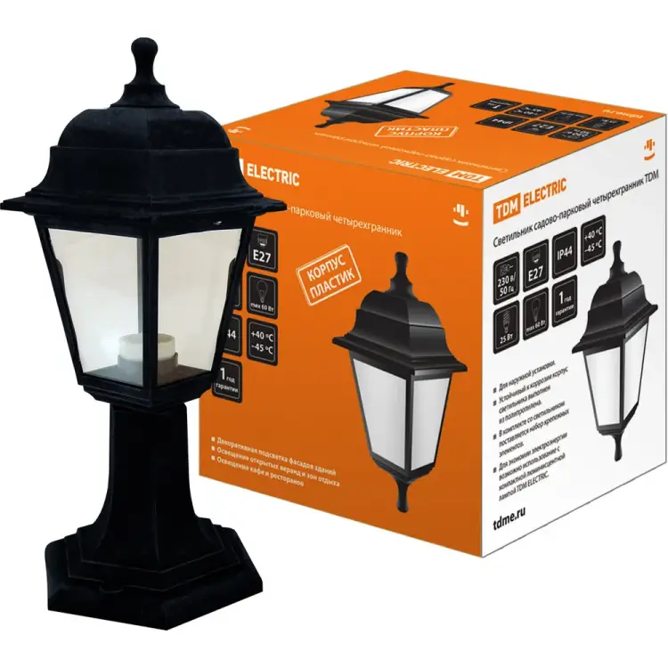 Садово-парковый светильник TDM ELECTRIC НТУ 04-60-001 SQ0330-0705