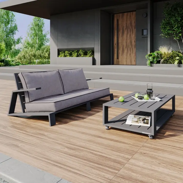 Набор садовой мебели GreenWeen KORFU GW-AL-KORFU-LAVA-S2A Набор садовой мебели GreenWeen KORFU GW-AL-KORFU-LAVA-S2A