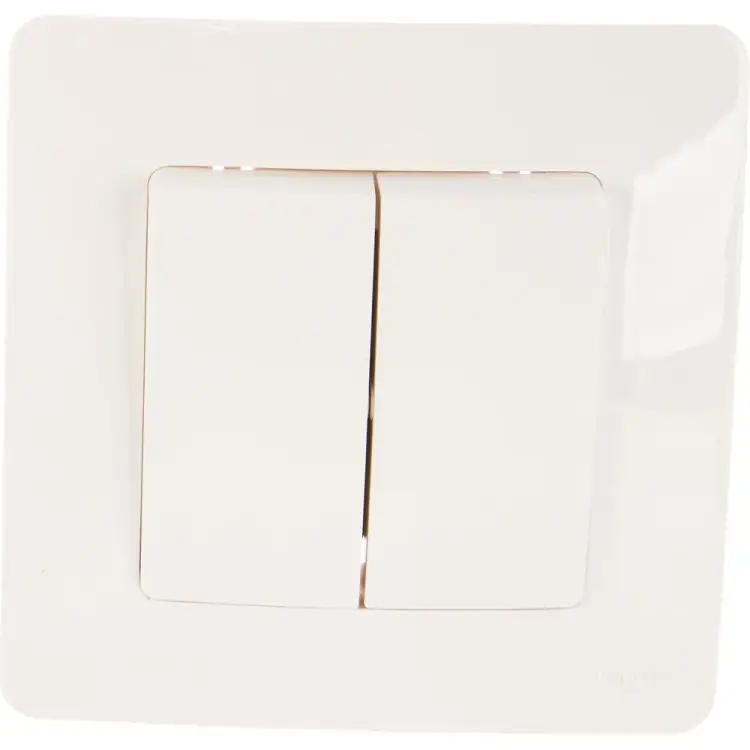 Двухклавишный выключатель Systeme Electric BLANCA BLNVS010502