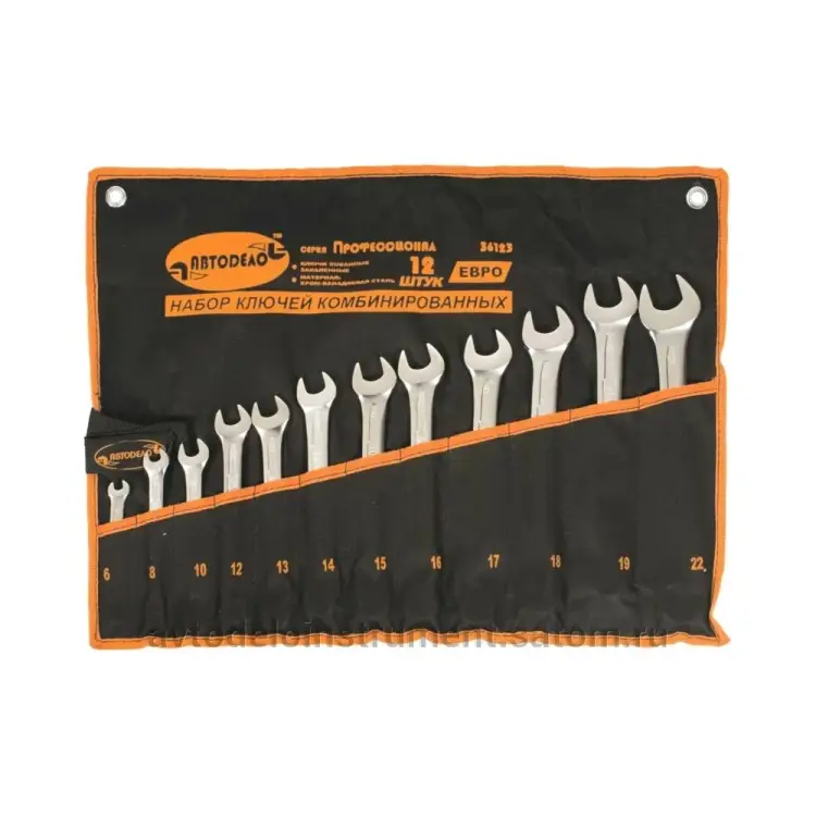 Набор комбинированных ключей Автоdело Professional 36123 13430