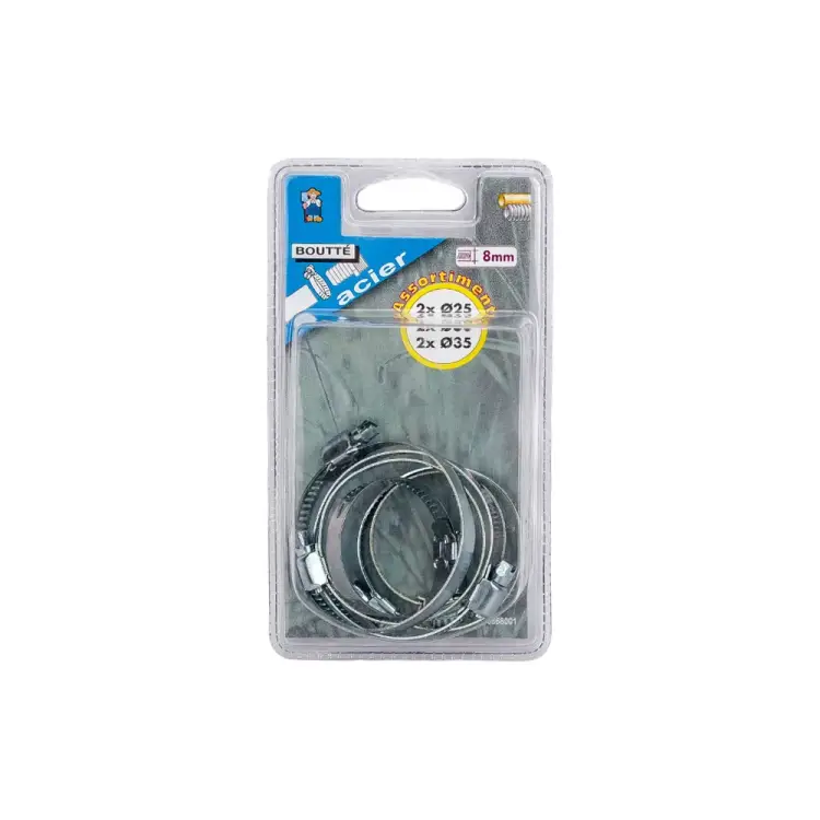 Набор стальных хомутов Boutte 0868001