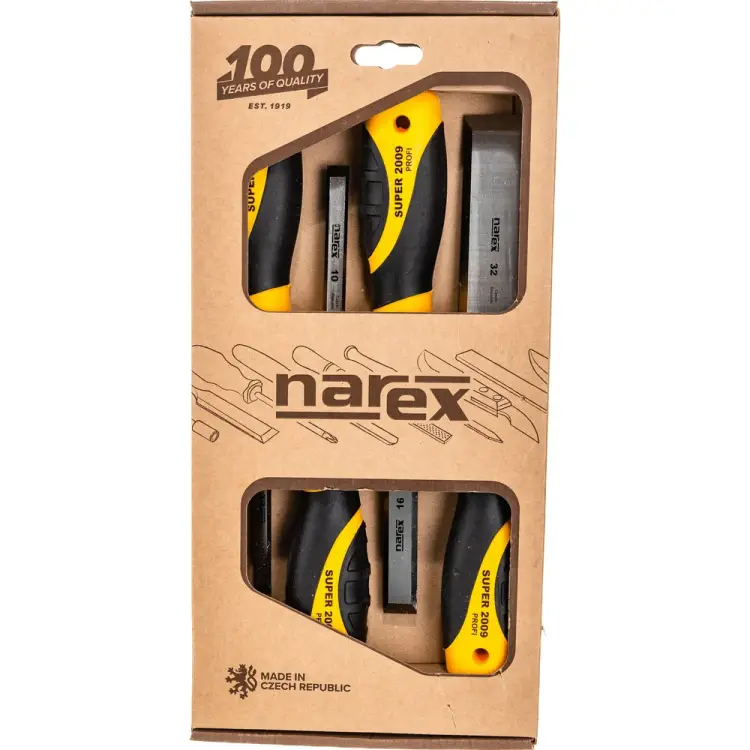 Набор плоских стамесок Narex SUPER 2009 LINE PROFI 860601