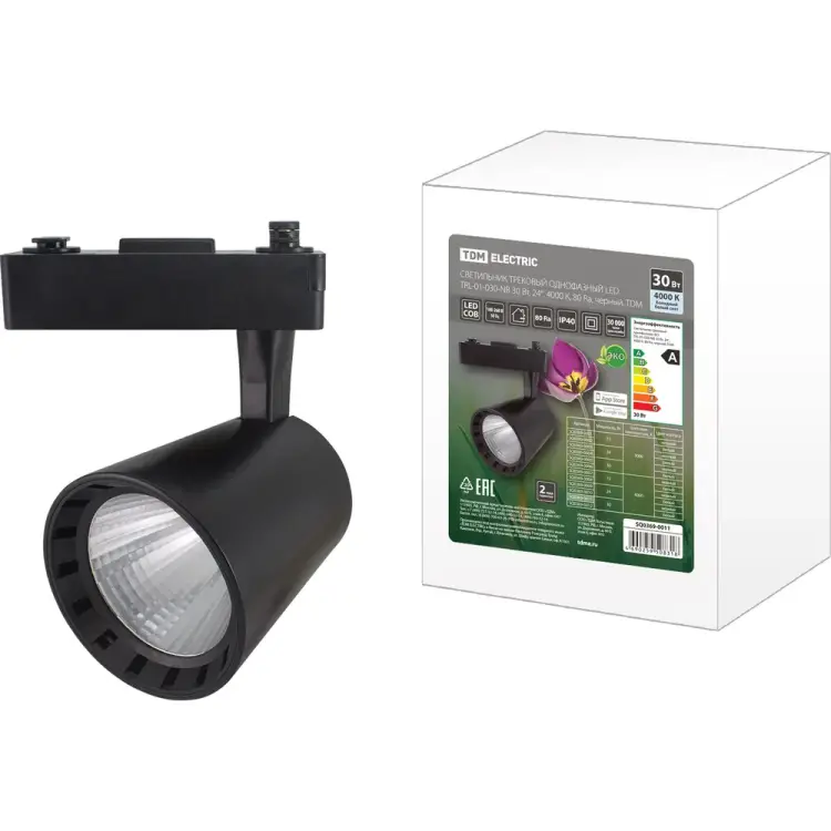 Однофазный светильник TDM ELECTRIC LED TRL-01-030-NB SQ0369-0011