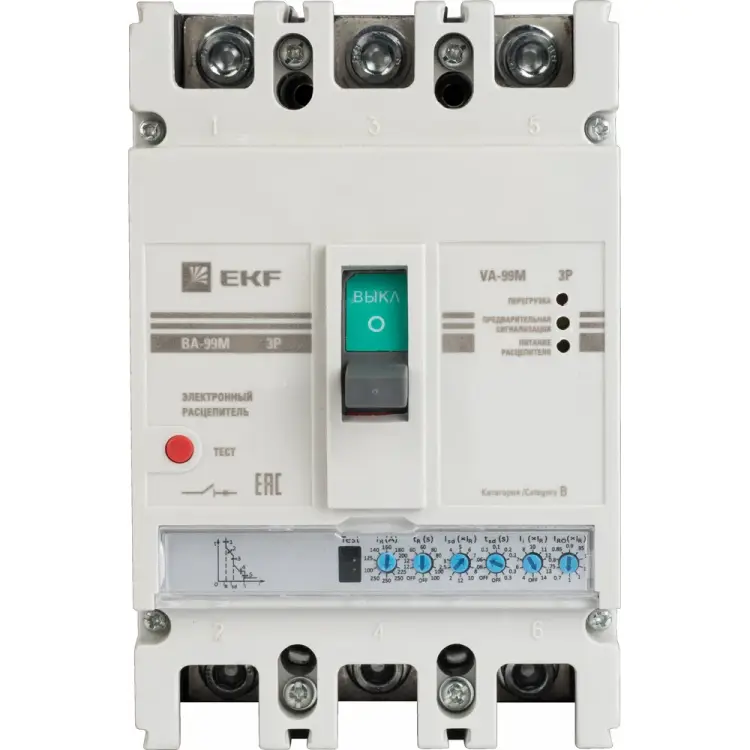 Автоматический выключатель EKF PROxima ВА-99М mccb99-400-400me