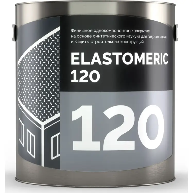 Мастика для кровли Elastomeric Systems 3 кг, белый финиш elastomeric-120 1200001