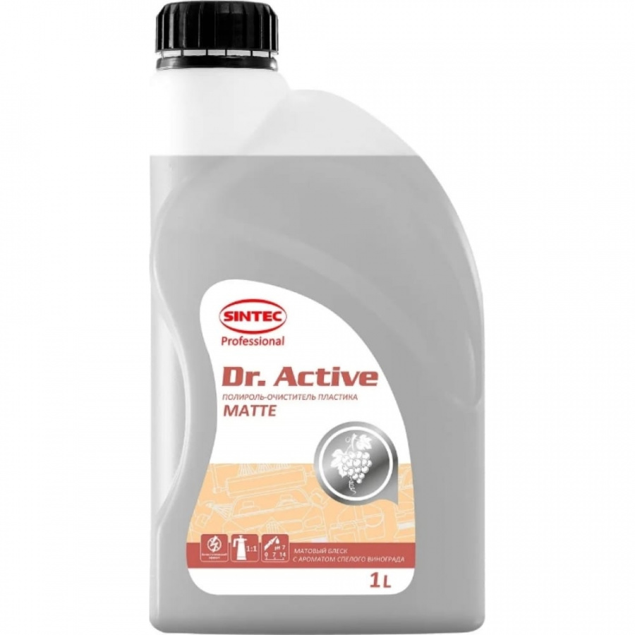 Полироль-очиститель  пластика  Sintec Dr. Active Polyrole Matte