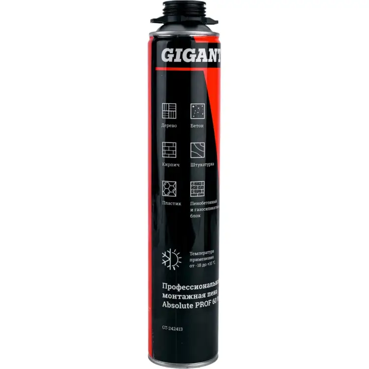 Профессиональная монтажная пена Gigant Absolute PROF 60 GT-242413