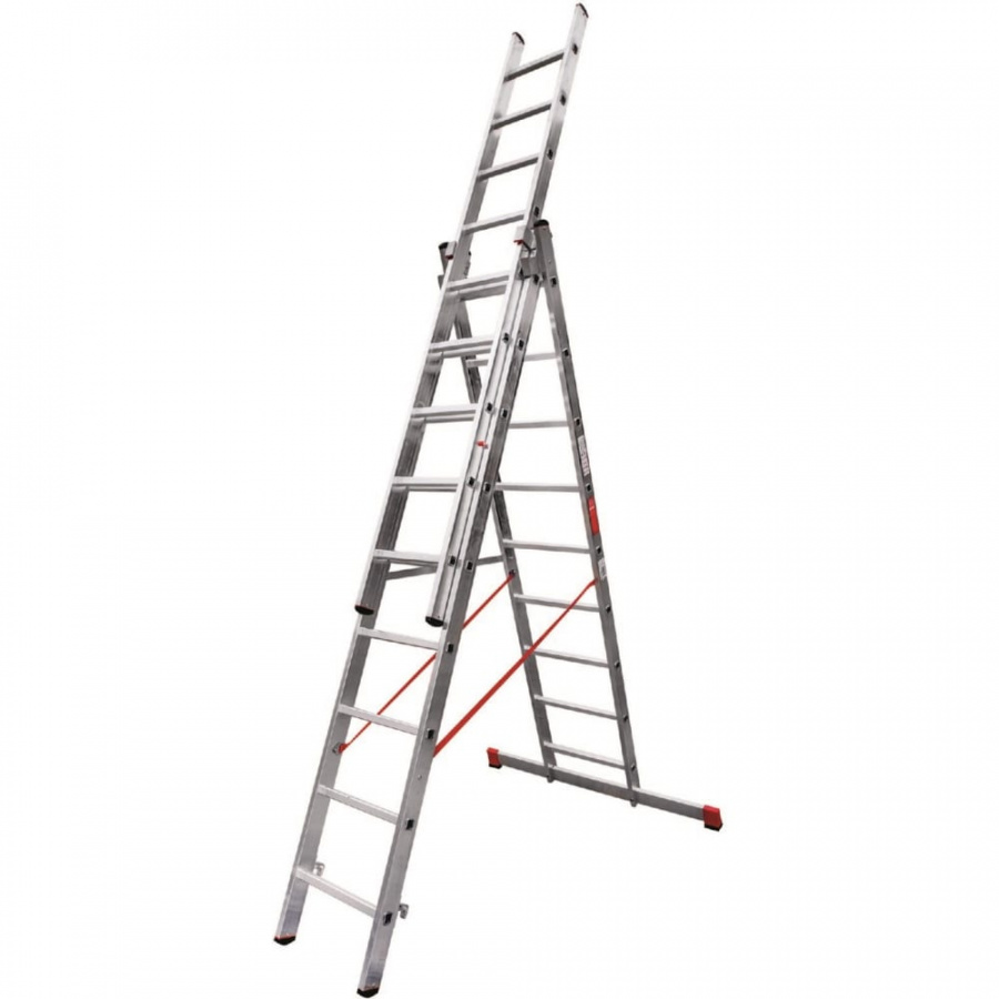 Трехсекционная лестница Новая Высота 3x9