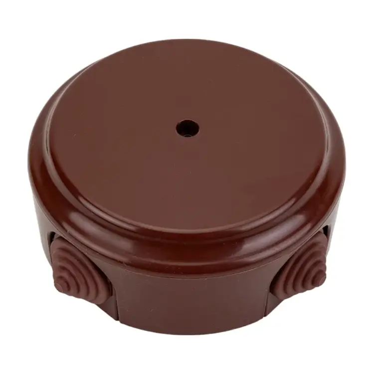 Монтажная коробка BYLECTRICA серия РЕТРО КМ-447 коричневый