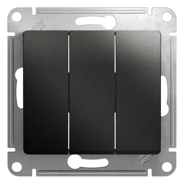 Трехклавишный механизм выключателя Systeme Electric GLOSSA GSL000731