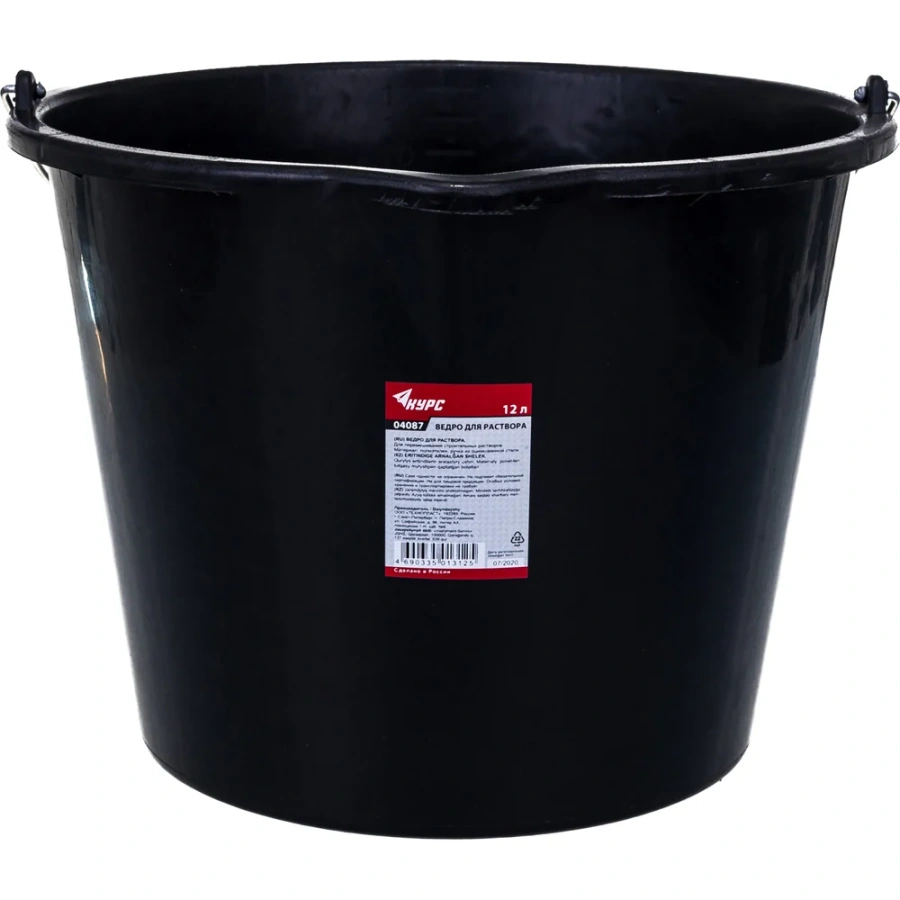 Строительное ведро для перемешивания раствора КУРС 4087 Строительное ведро для перемешивания раствора КУРС 4087
