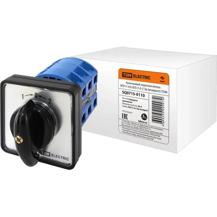 Переключатель TDM ELECTRIC КПУ11-63/203 SQ0715-0110
