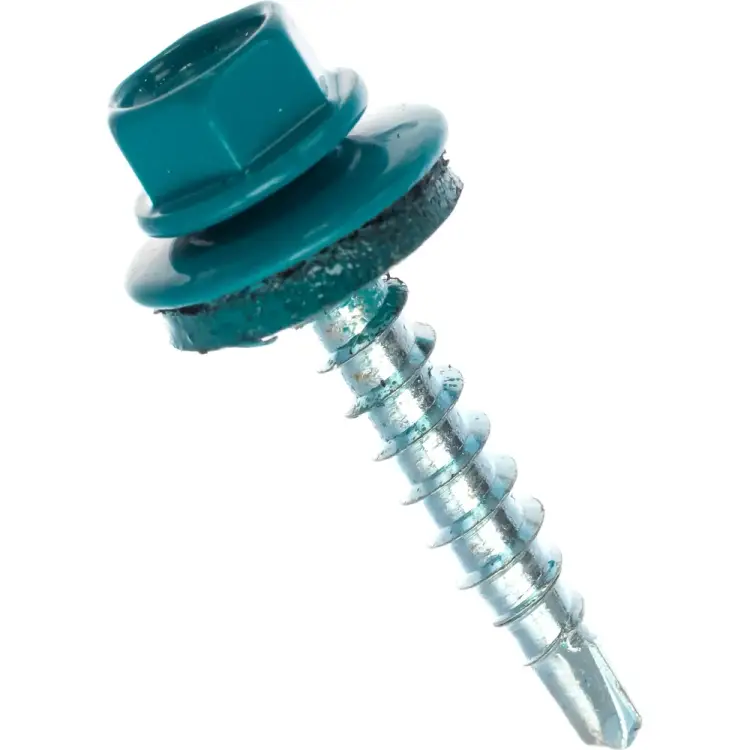 Кровельный саморез крепежная техника 4,8х29 RAL5021 синяя вода (250 шт.) 420390