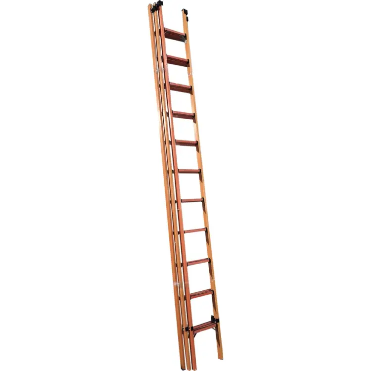 Стеклопластиковая приставная раздвижная диэлектрическая лестница Диэлектрик ЛСПРД-9,0 Евро МГ Д471582