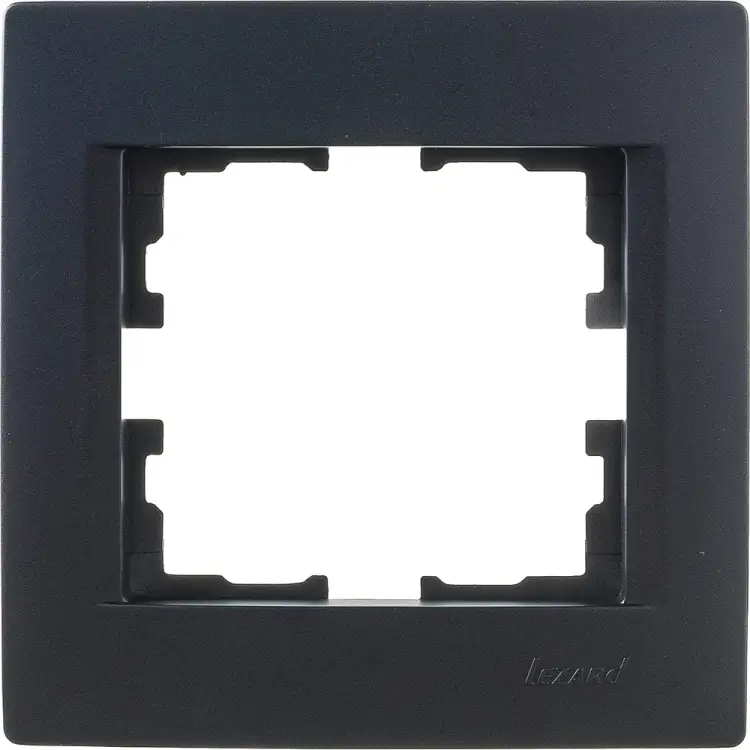 Горизонтальная одноместная рамка Lezard KARINA 707-4200-146