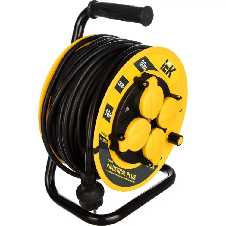 Удлинитель на катушке IEK WKP15-16-04-30-44 280613 Удлинитель на катушке IEK WKP15-16-04-30-44 280613